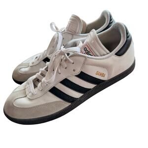 Adidas Samba Classic white /Black Mens Size 9 soccer